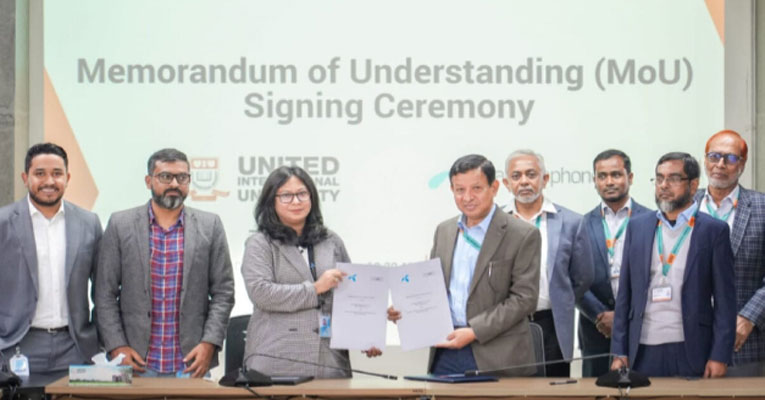 শিক্ষা-গবেষণায় একসঙ্গে কাজ করতে ইউআইইউ-গ্রামীণফোনের চুক্তি