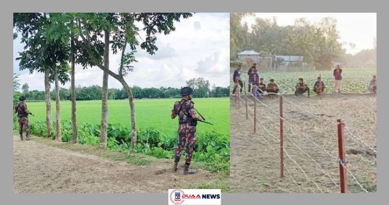 শূন্যরেখায় বিএসএফের বেড়া, আতঙ্কে সীমান্ত এলাকার মানুষ