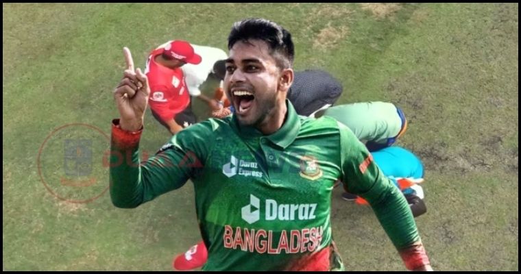আঘাত পেয়ে স্ট্রেচারে মাঠ ছাড়লেন মিরাজ