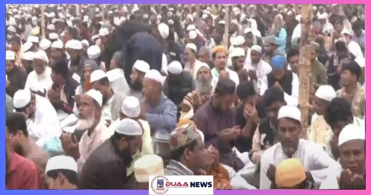 বিশ্ব ইজতেমার আখেরি মোনাজাত শুরু