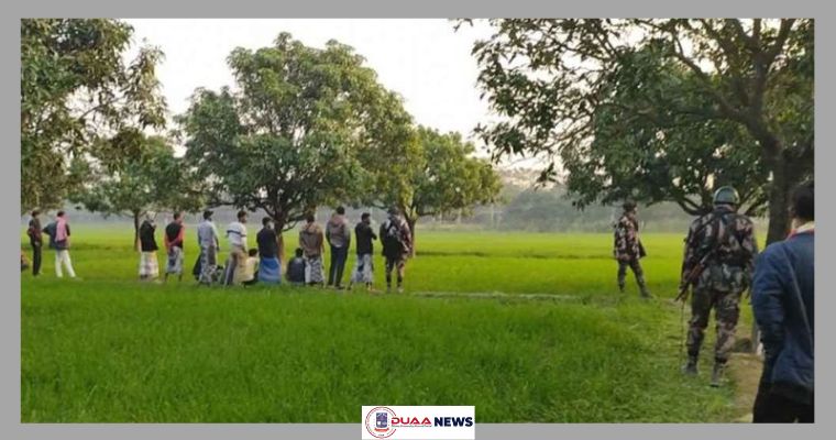 বিএসএফ ক্যাম্পে পড়ে আছে বাংলাদেশির লাশ