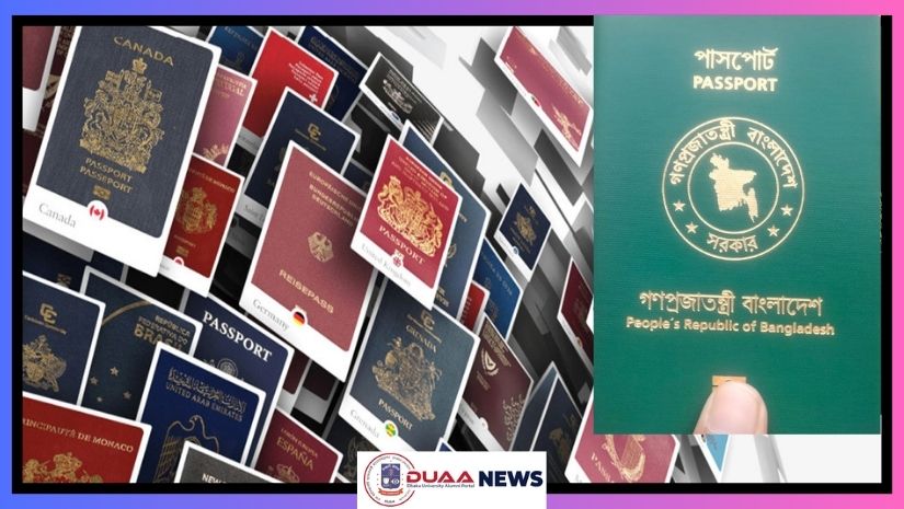বিশ্ব পাসপোর্ট সূচকে বাংলাদেশের উন্নতি