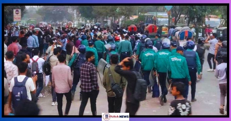 ২ ঘণ্টা পর থামল সংঘর্ষ; যার যার গন্তব্যস্থলে ফিরলেন শিক্ষার্থীরা