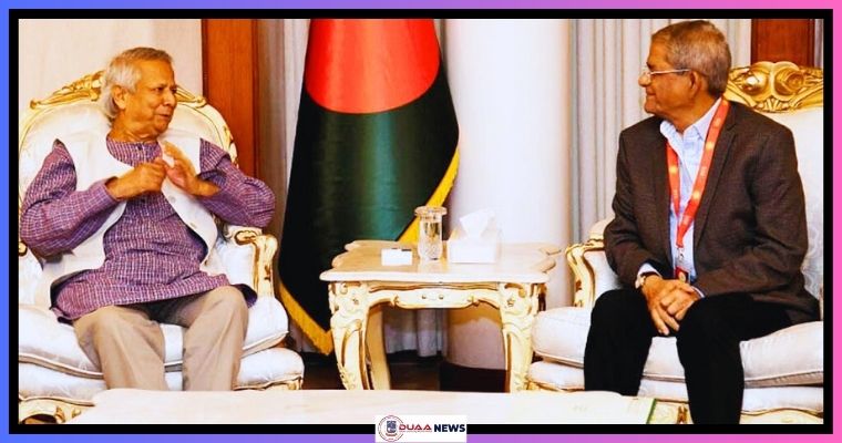 প্রধান উপদেষ্টার সঙ্গে বৈঠকে বিএনপি