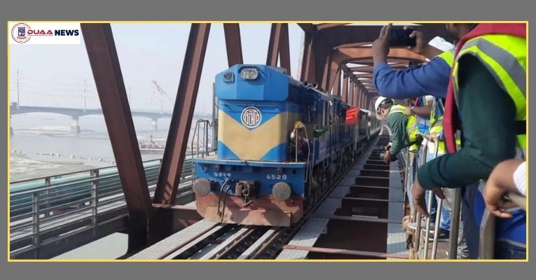 যমুনা রেল সেতুতে যাত্রীবাহী ট্রেন চলাচল শুরু