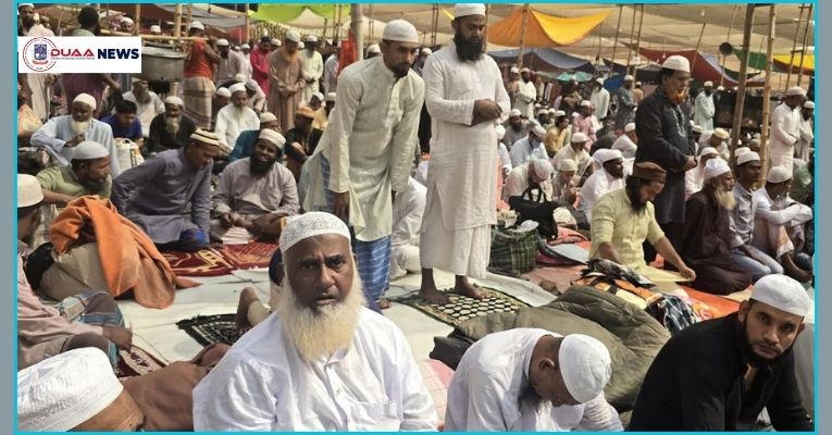 বিশ্ব ইজতেমার দ্বিতীয় পর্বের আখেরি মোনাজাত শুরু