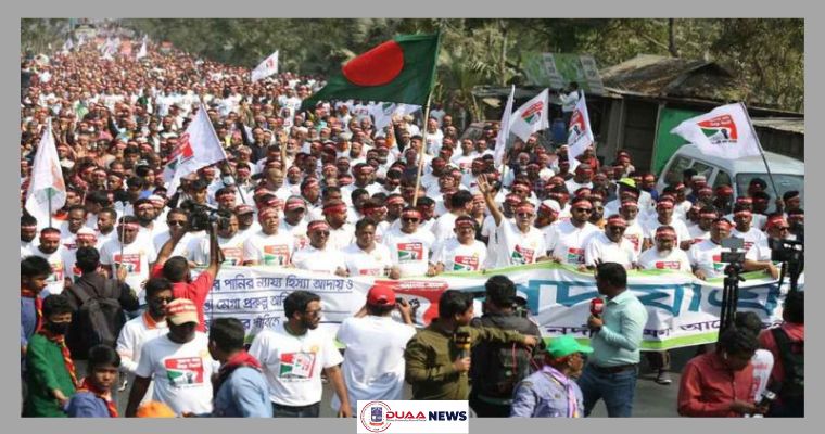 তিস্তা বাঁচাতে ৫ জেলায় কর্মসূচি, পদযাত্রায় জনস্রোত