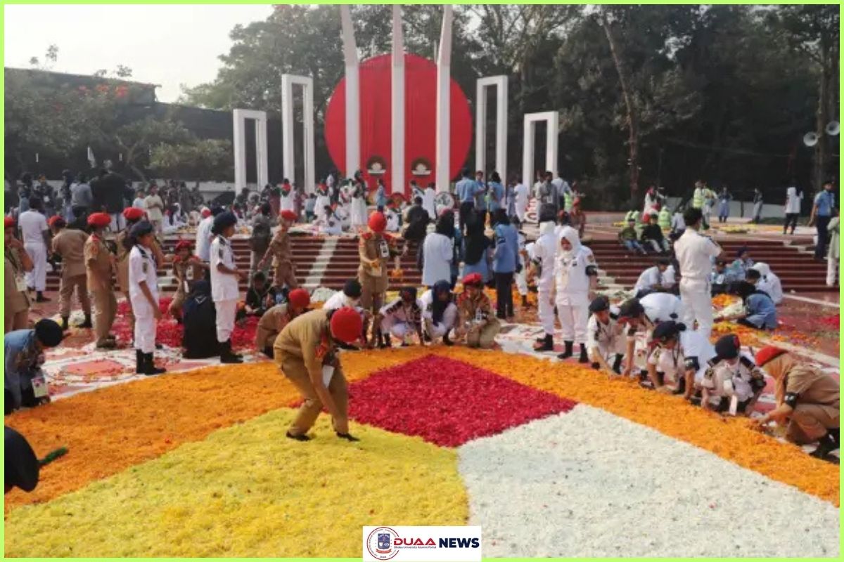 ভাষা শহীদদের প্রতি ঢাবি অ্যালামনাই অ্যাসোসিয়েশনের শ্রদ্ধা নিবেদন