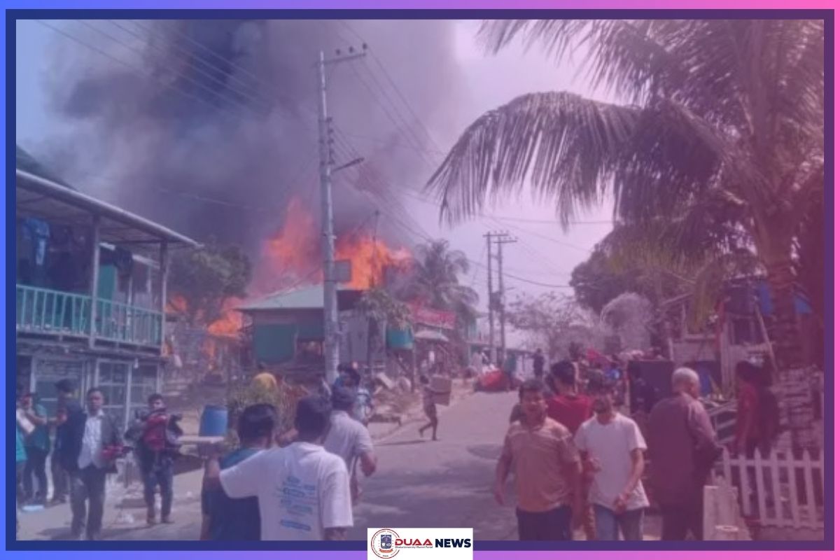 সাজেক ভ্যালিতে আগুন; পুড়ে ছাই অর্ধশতাধিক রিসোর্ট