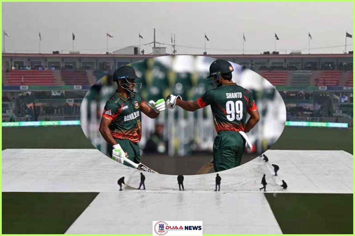 বাংলাদেশ-পাকিস্তান ম্যাচে বৃষ্টির জয়, এক পয়েন্ট নিয়ে ফিরছে টাইগাররা
