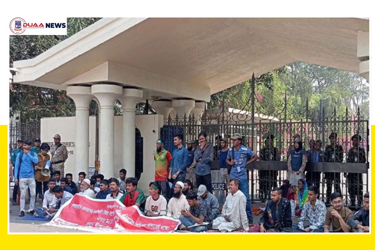 টানা ২৬ ঘণ্টা ধরে প্রধান উপদেষ্টার কার্যালয়ের সামনে আহতরা