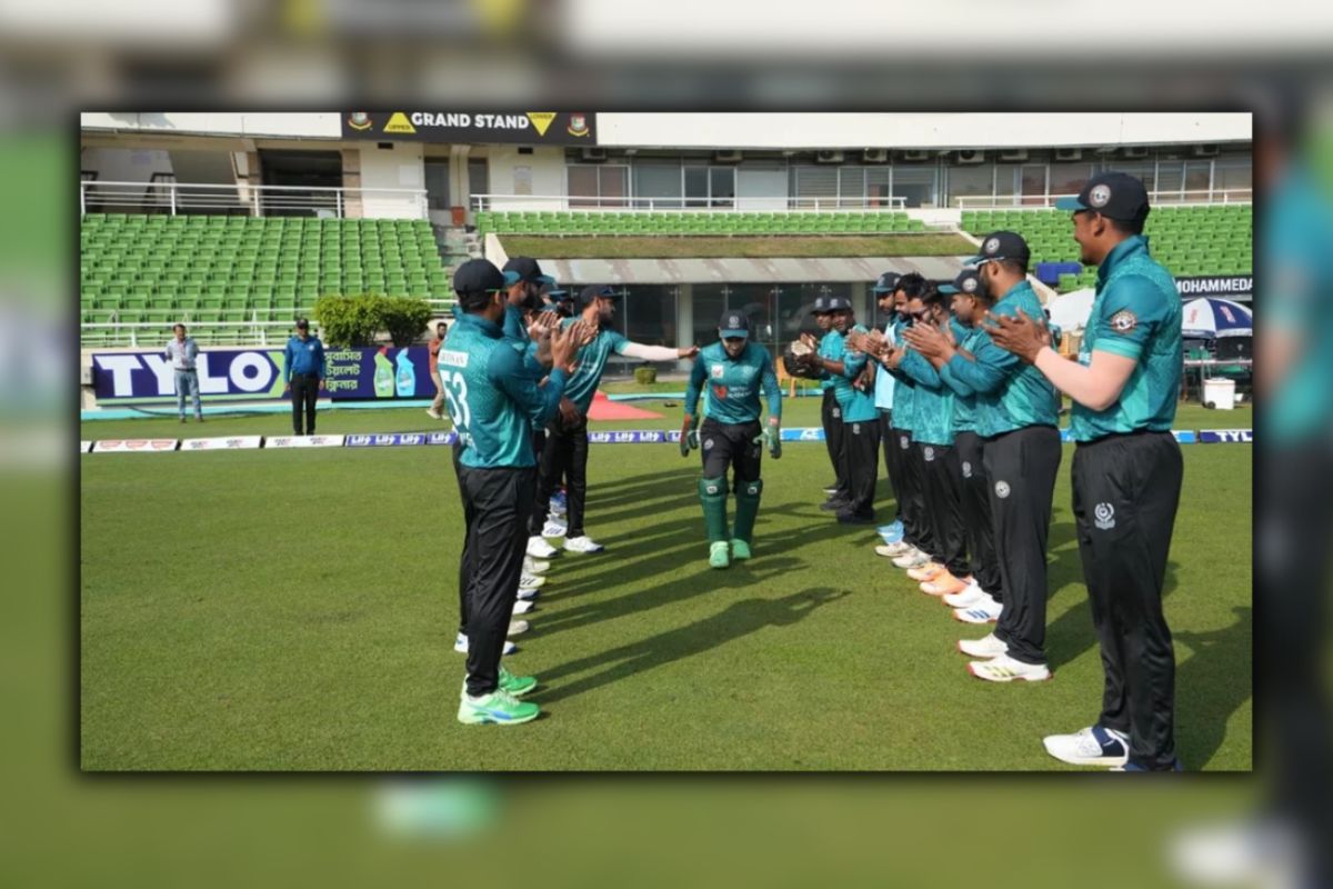 মিরপুরে গার্ড অব অনার পেলেন মুশফিক