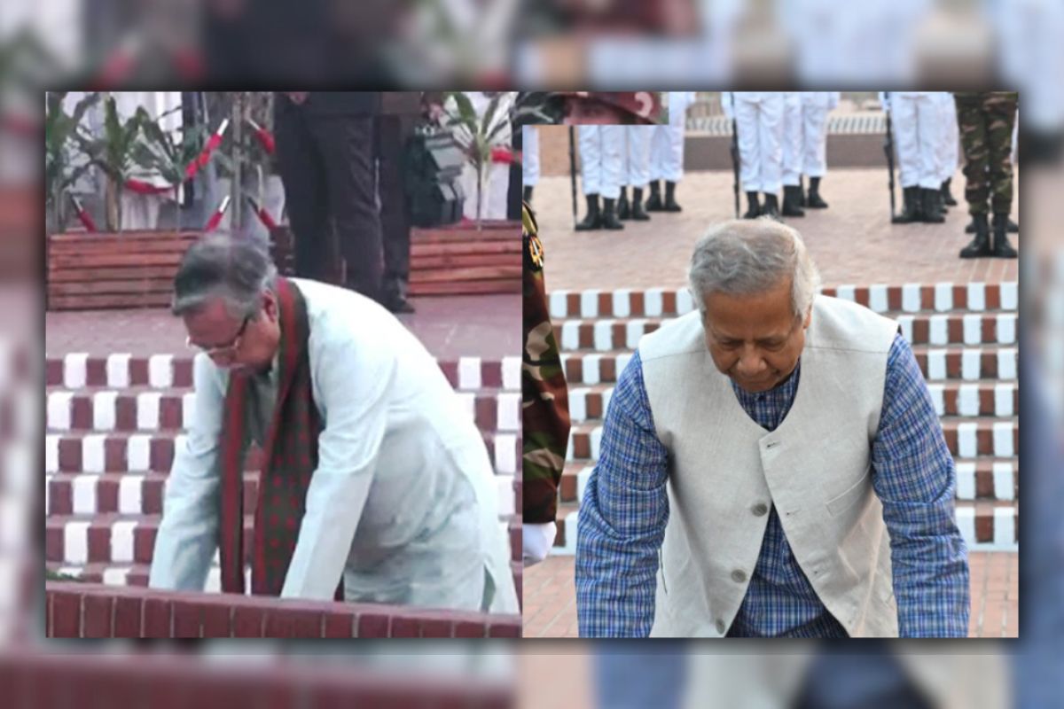 স্মৃতিসৌধে রাষ্ট্রপতি ও প্রধান উপদেষ্টার শ্রদ্ধা