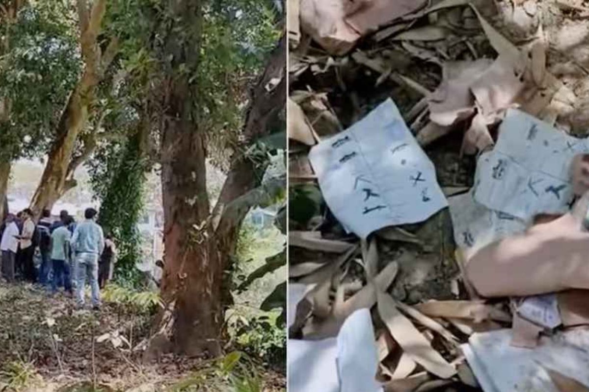 জেলা প্রশাসকের বাংলো থেকে বিপুল পরিমাণ সিলমারা ব্যালট পেপার উদ্ধার