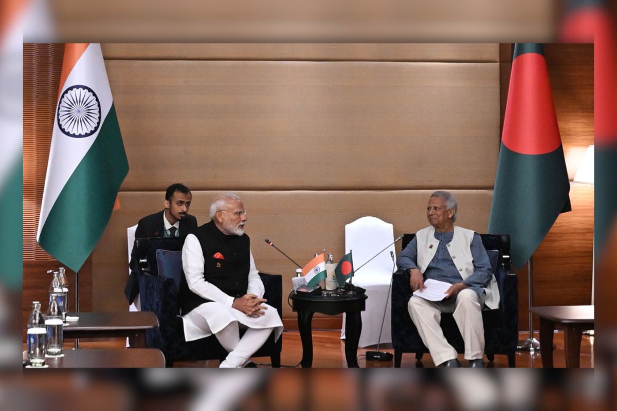 বৈঠকে ড. ইউনূসকে যা বললেন নরেন্দ্র মোদি