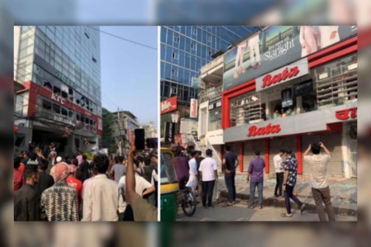কেএফসি ও বাটার শোরুমে হা'মলা