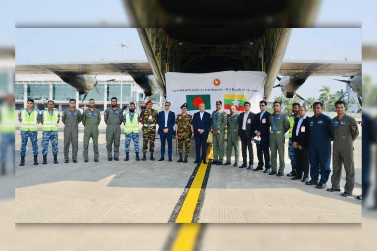 মিয়ানমারে উদ্ধার ও ত্রাণ কার্যক্রম শেষে দেশে ফিরছেন সেনাবাহিনী