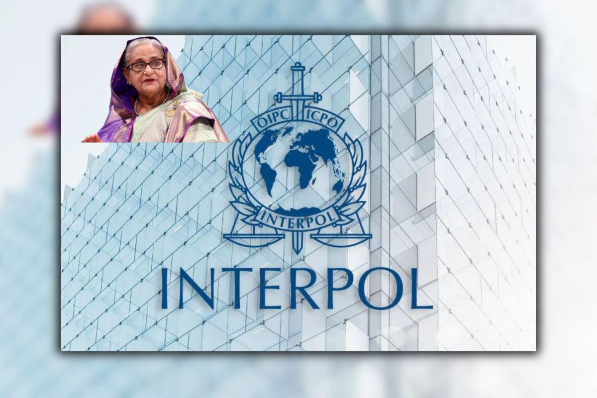 ইন্টারপোলে শেখ হাসিনাসহ ১২ জনের বিরুদ্ধে ‘রেড নোটিশ’ জারিতে আবেদন