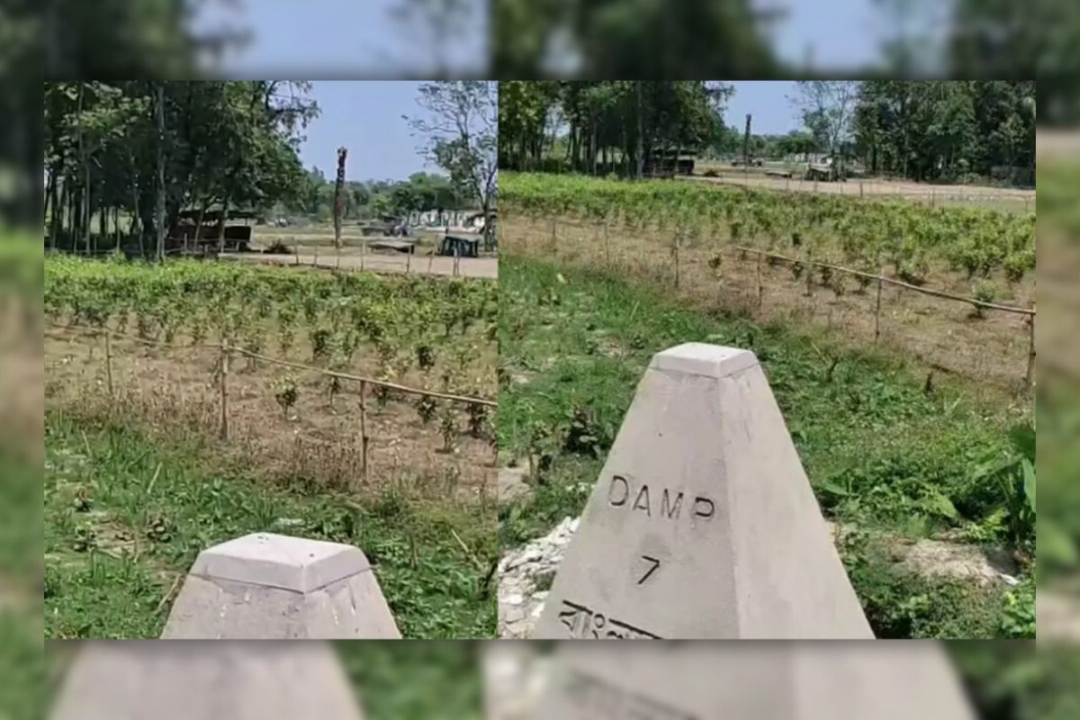 বিজিবির বাধার মুখে মাটি কাটা বন্ধ করল বিএসএফ