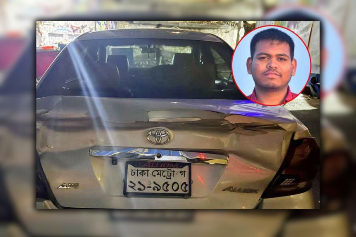 এনসিপি নেতা মাহিন সরকারের গাড়িতে ট্রাকের ধাক্কা, অতঃপর...