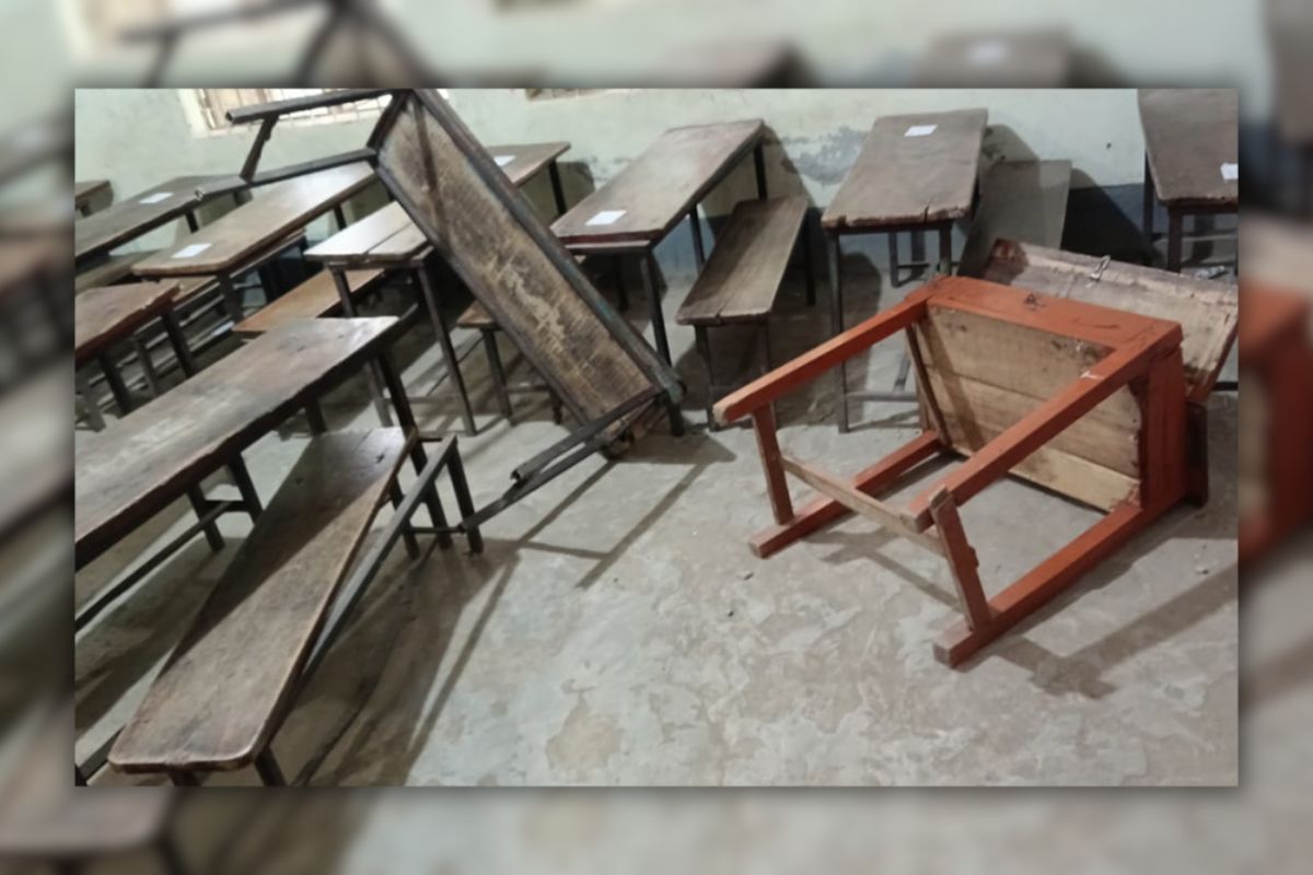 পরীক্ষা ভালো না হওয়ায় এসএসসির কেন্দ্র ভাঙচুর