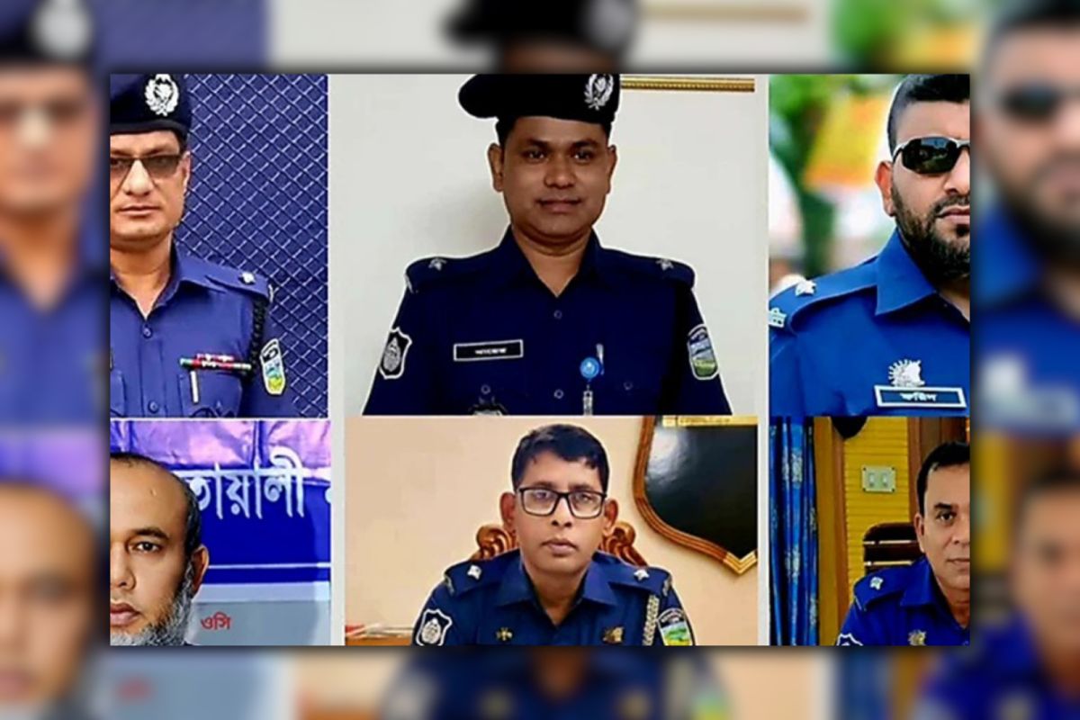 এক জেলায় ৬ থানার ওসিকে একযোগে বদলি