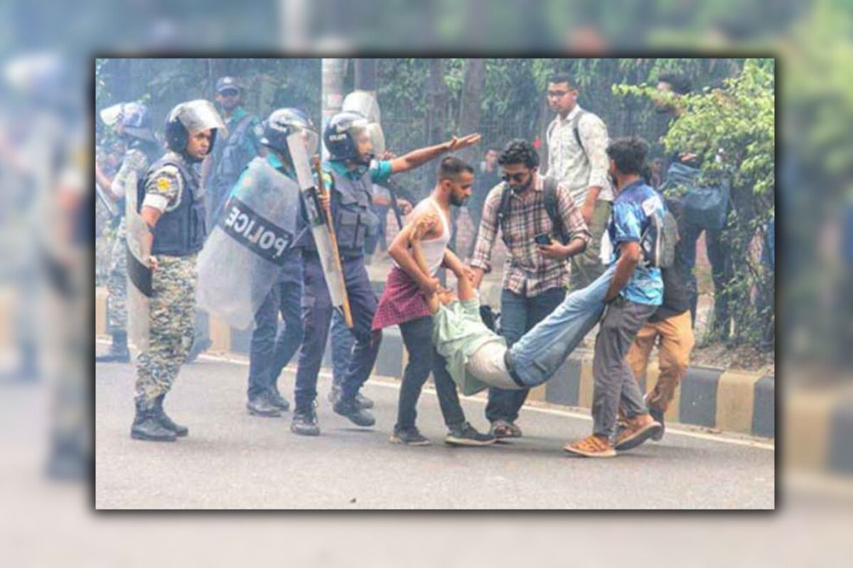 ‘মার্চ টু যমুনা’ কর্মসূচিতে পুলিশের বাধা, টি-য়া-র-শে-ল