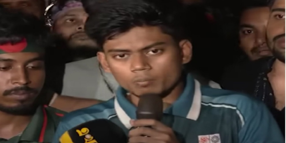 আবারও আলোচনায় বোতল ছোড়া ছাত্র, জানালেন ঘটনার পেছনের কথা