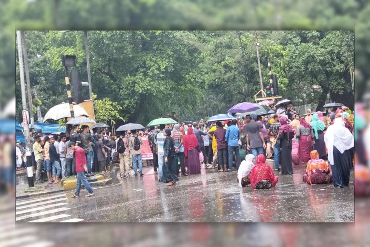যমুনা যাত্রায় বাধা পেয়ে কাকরাইলে আরেকদল আন্দোলনকারী