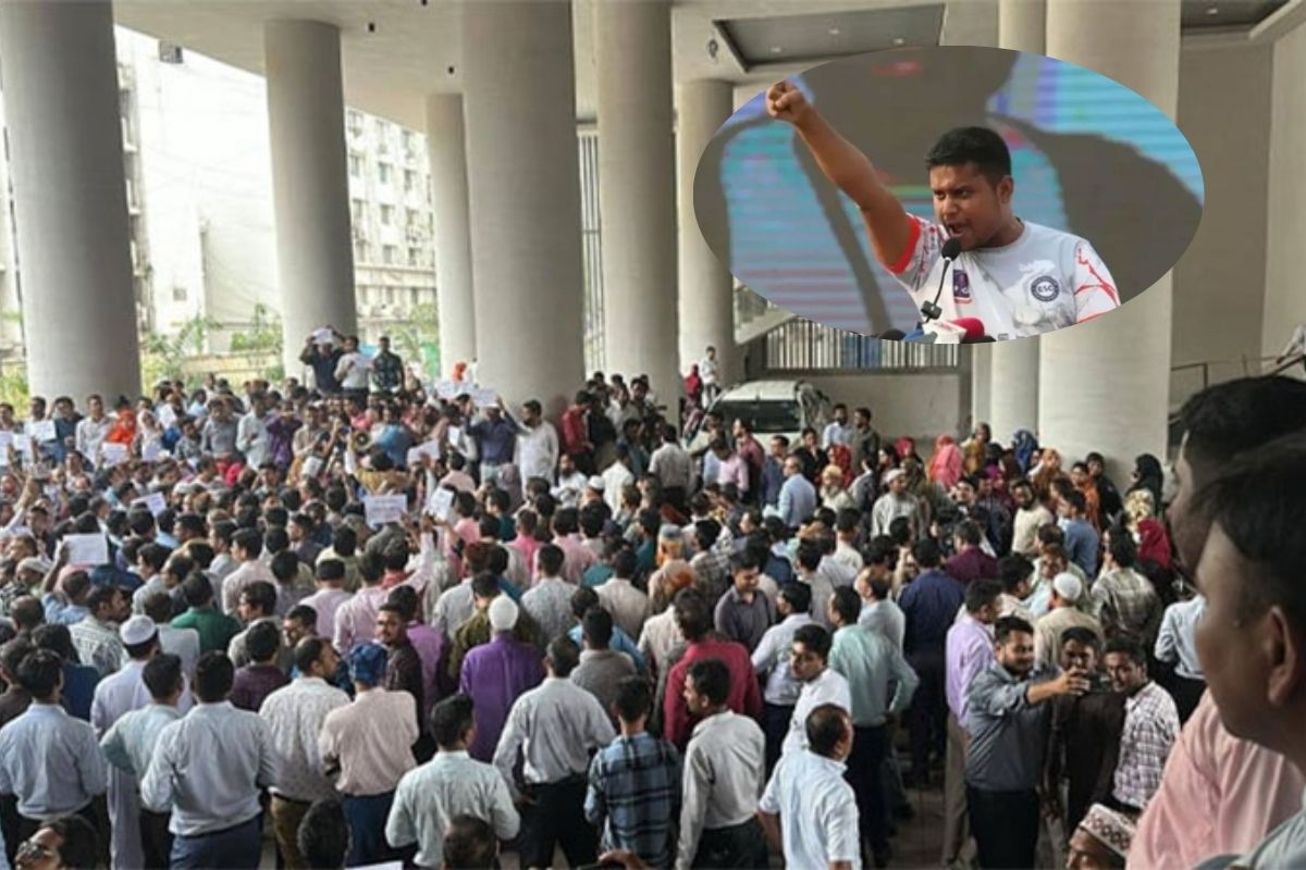 সচিবালয়ে বিক্ষোভকারীদের নিয়ে যা বললেন হাসনাত আব্দুল্লাহ