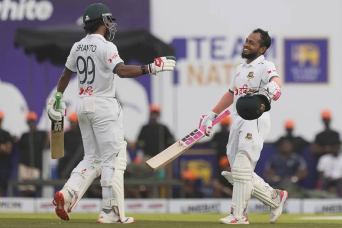 মুশফিক-শান্তর জোড়া সেঞ্চুরিতে ভাসছে বাংলাদেশ