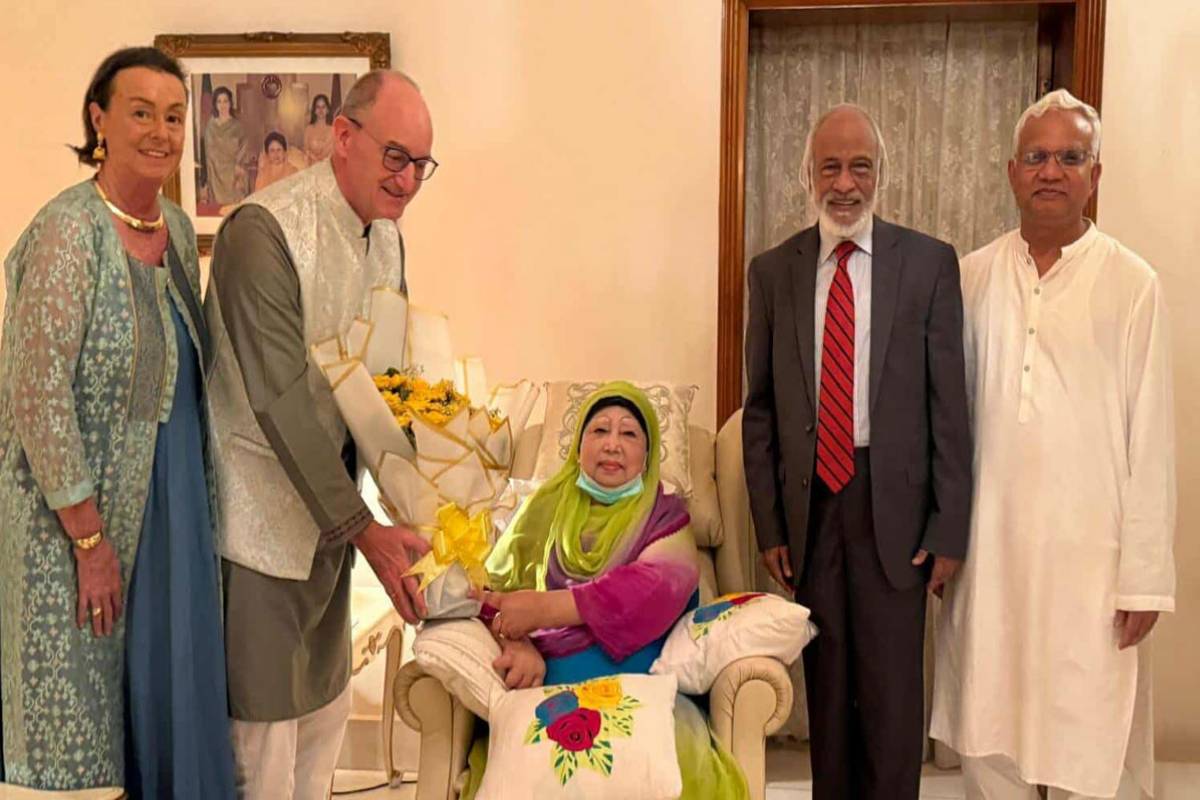 সৌজন্য সাক্ষাতে খালেদা জিয়ার বাসায় জার্মান রাষ্ট্রদূত