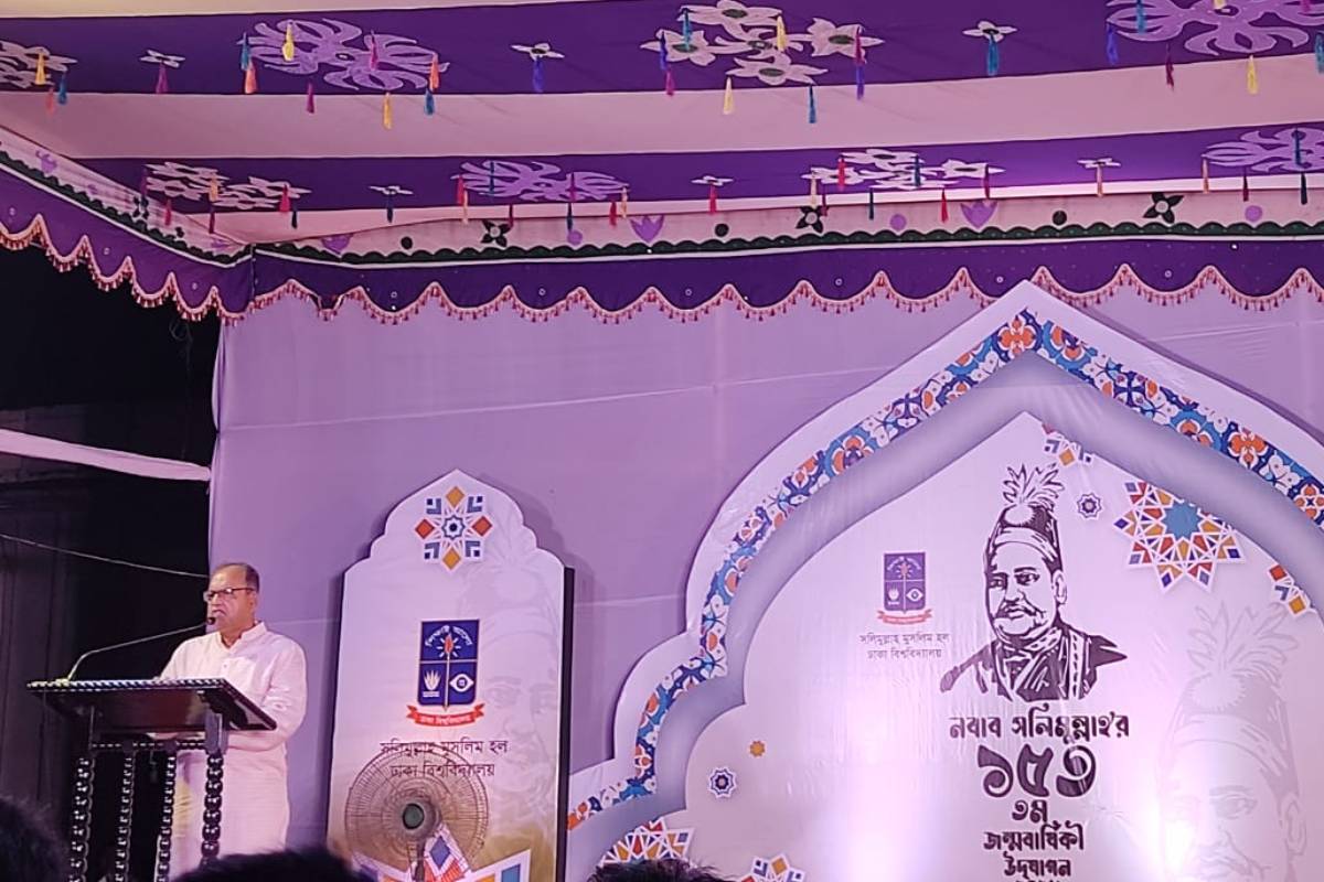 সলিমুল্লাহ শুধু মুসলমানদের জন্য নয়, ছিলেন পুরো ভারতবর্ষের: দুদু