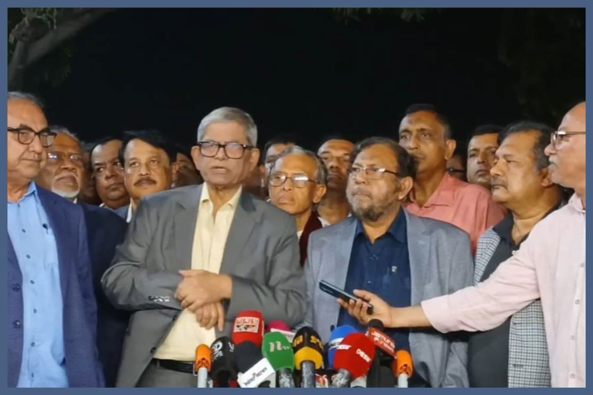 সফল হয়েছে চীন সফর : মির্জা ফখরুল