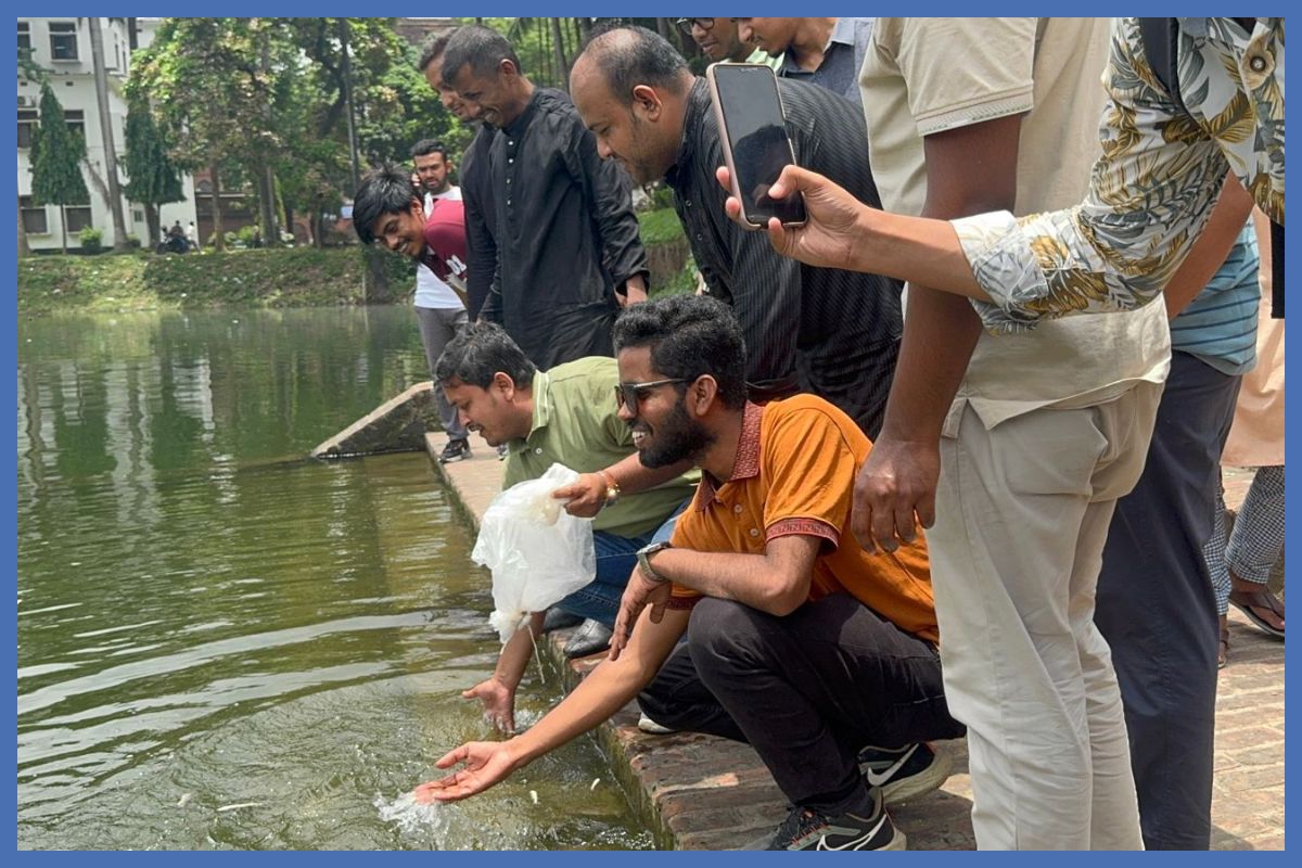 জুলাই স্মরণে ঢাবি শিক্ষার্থী হামিমের ব্যতিক্রমী আয়োজন
