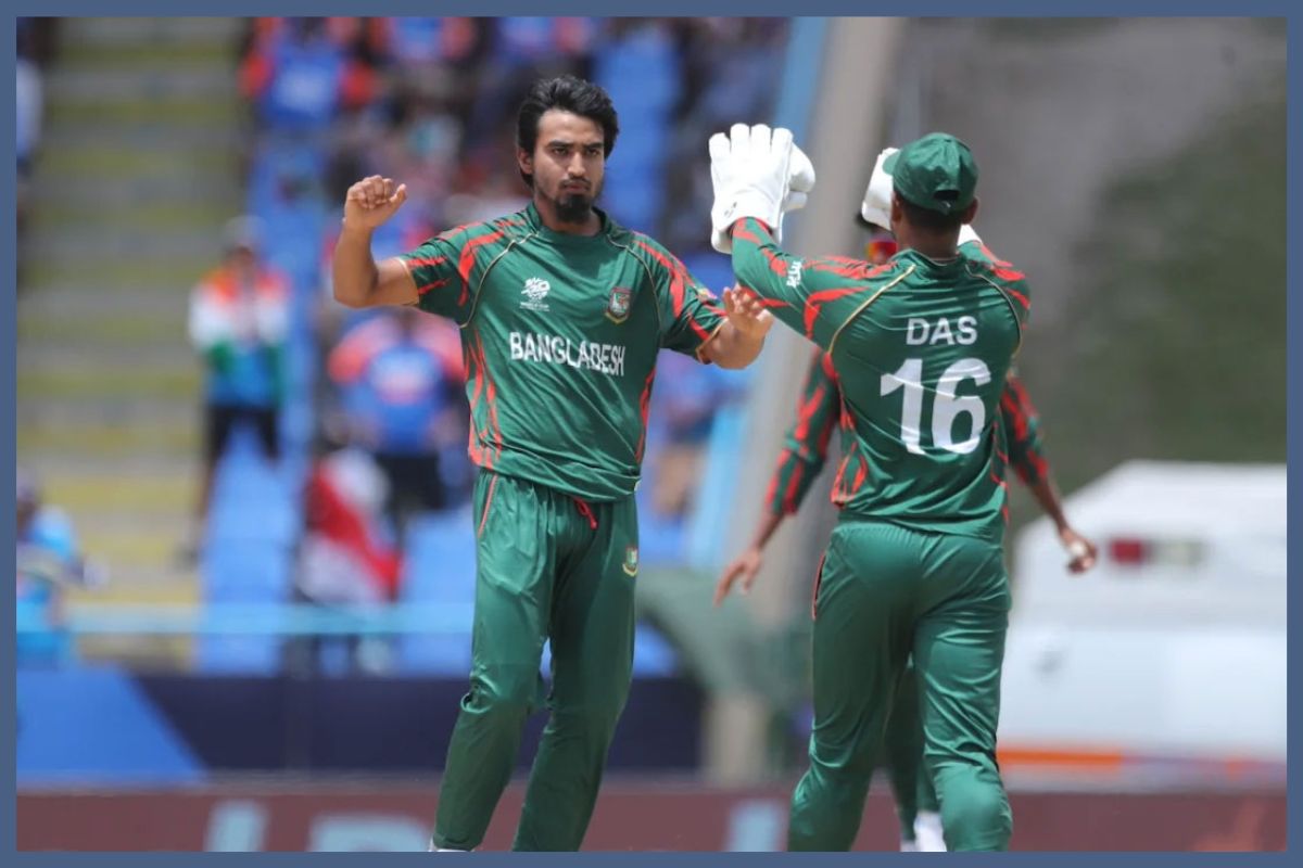 সাকিব ও তাসকিনের আঘাতে চাপে শ্রীলঙ্কা