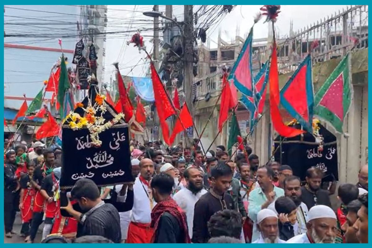 হোসাইনি দালান থেকে তাজিয়া মিছিল : পালিত হচ্ছে পবিত্র আশুরা