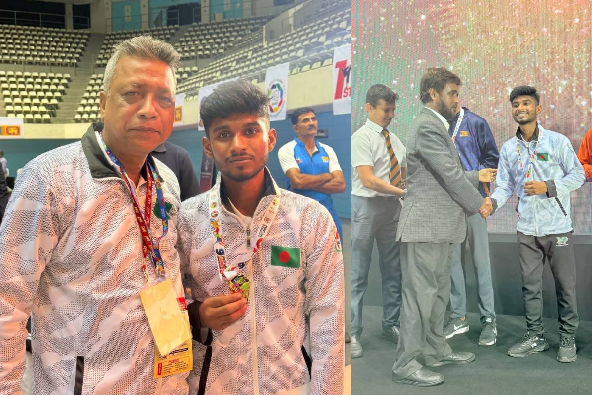 সাউথ এশিয়ান কারাতে চ্যাম্পিয়নশিপে স্বর্ণপদক জিতলেন ঢাবি শিক্ষার্থী তাইম