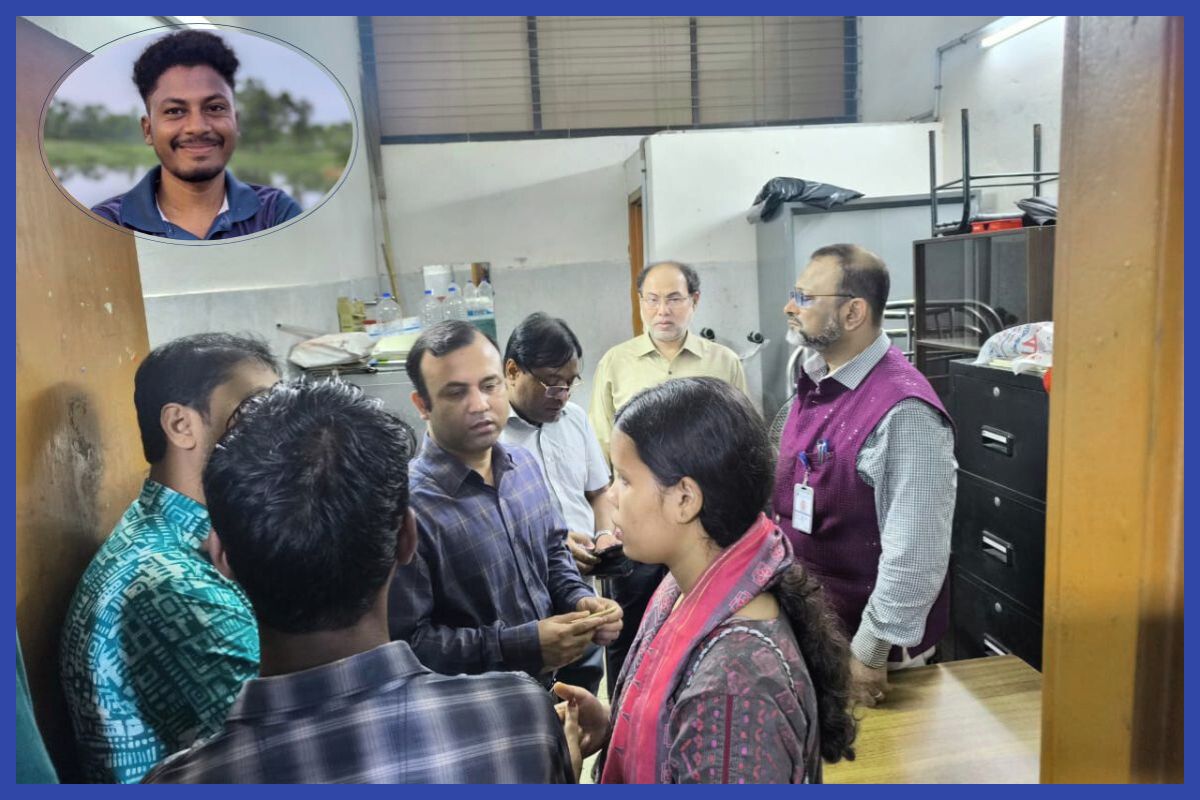 জগন্নাথ হলের মৃত শিক্ষার্থীকে দেখতে ঢাকা মেডিকেলে ঢাবি উপাচার্য