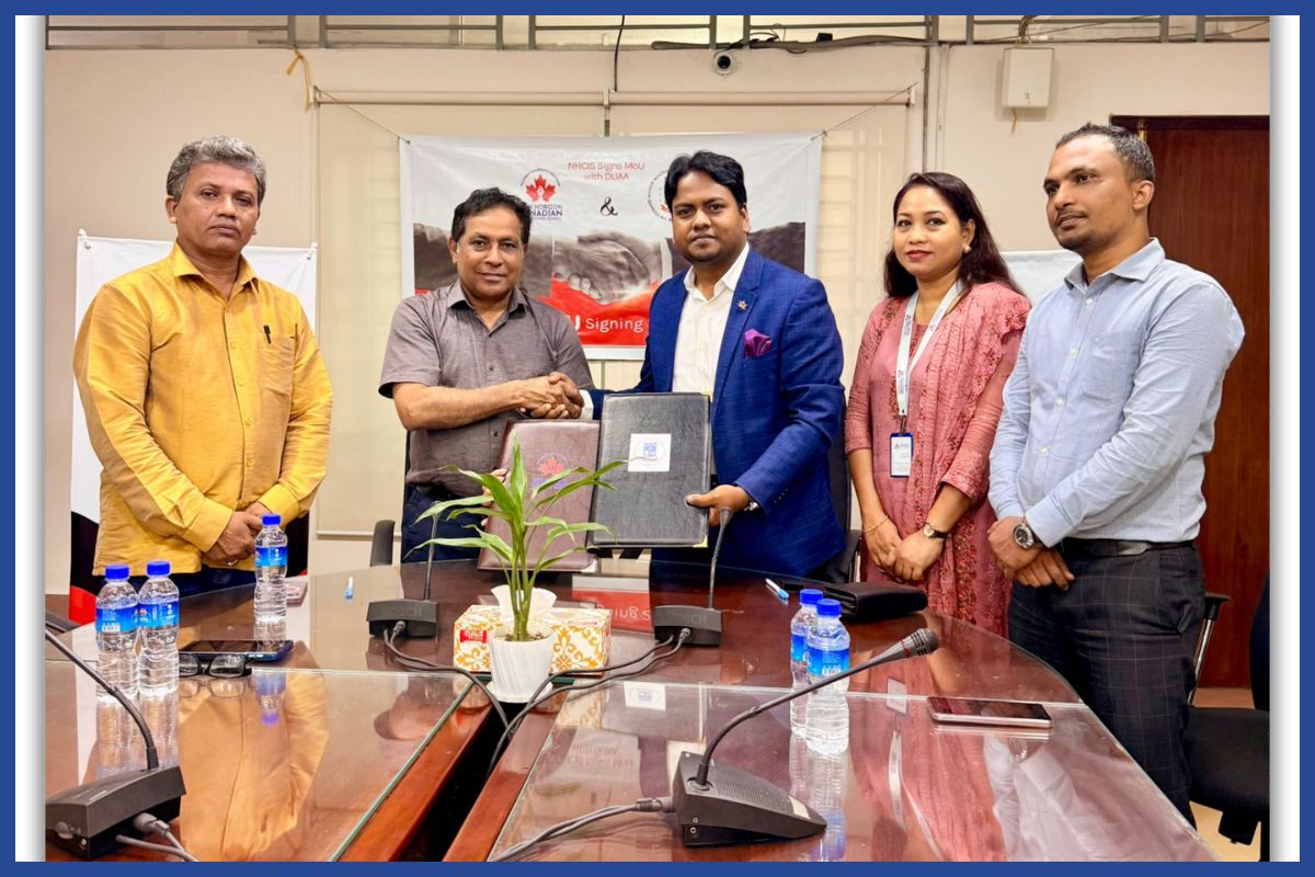 ঢাবি অ্যালামনাই ও নিউ হরাইজন কানাডিয়ান স্কুলের মধ্যে সমঝোতা স্মারক স্বাক্ষর