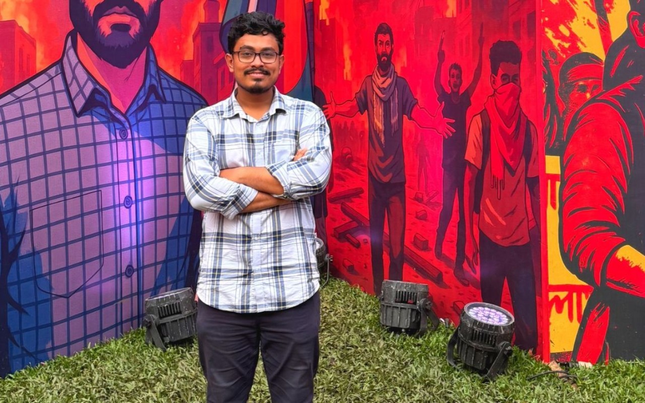 ডাকসু নির্বাচন: ফেস্টুন বিকৃতির অভিযোগ সাদিক কায়েমের