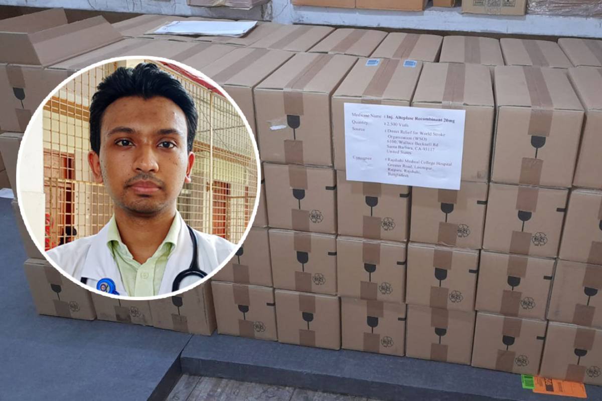রামেকে ইন্টার্ন চিকিৎসকের উদ্যোগে এল ১৭ কোটি টাকার ফ্রি ওষুধ