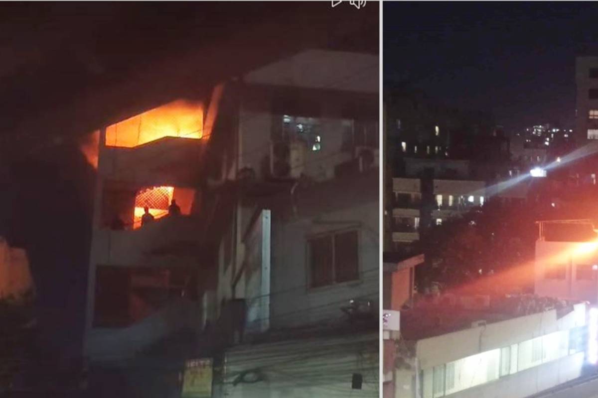 রাজধানীর মসজিদে আ-গুন, হতাহতের খবর নেই