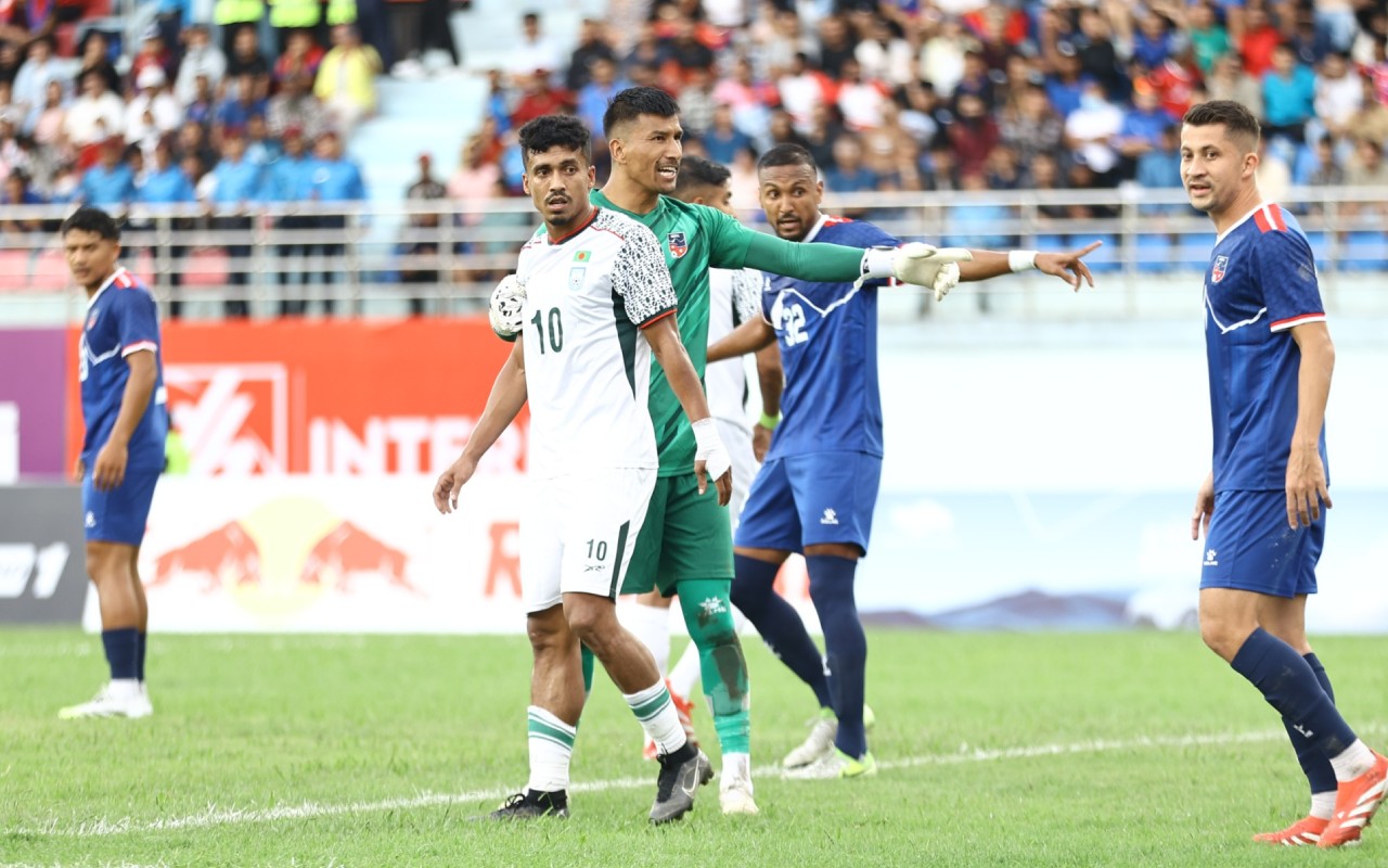 গোলশূন্য ড্রয়ে শেষ হলো বাংলাদেশ-নেপাল প্রীতি ম্যাচ