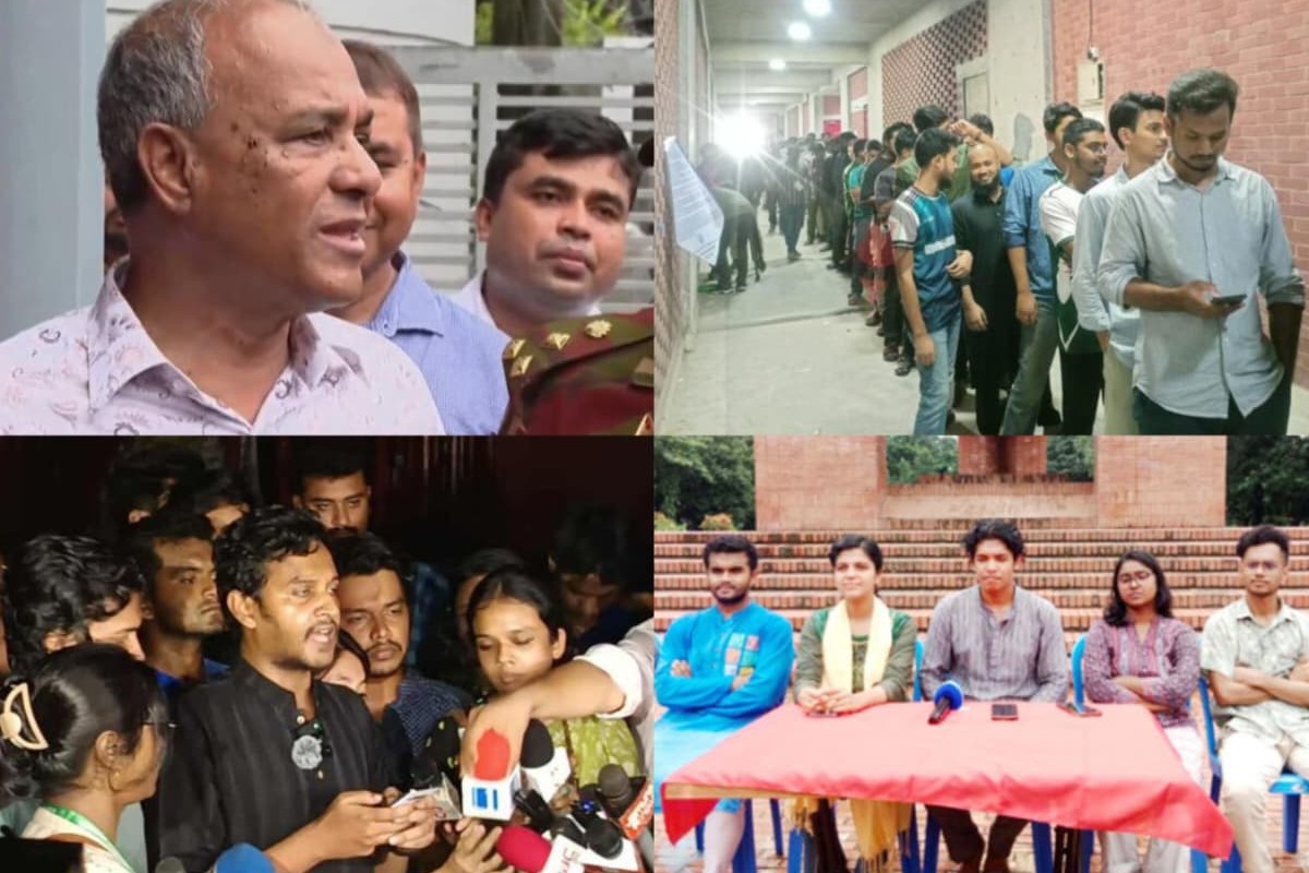 জাকসুতে ৪ প্যানেলের ভোট বর্জন, স্বরাষ্ট্র উপদেষ্টার সুষ্ঠু নির্বাচনের প্রত্যাশা