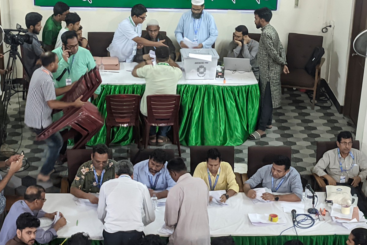শুরু হয়েছে জাকসু নির্বাচনের ভোট গণনা