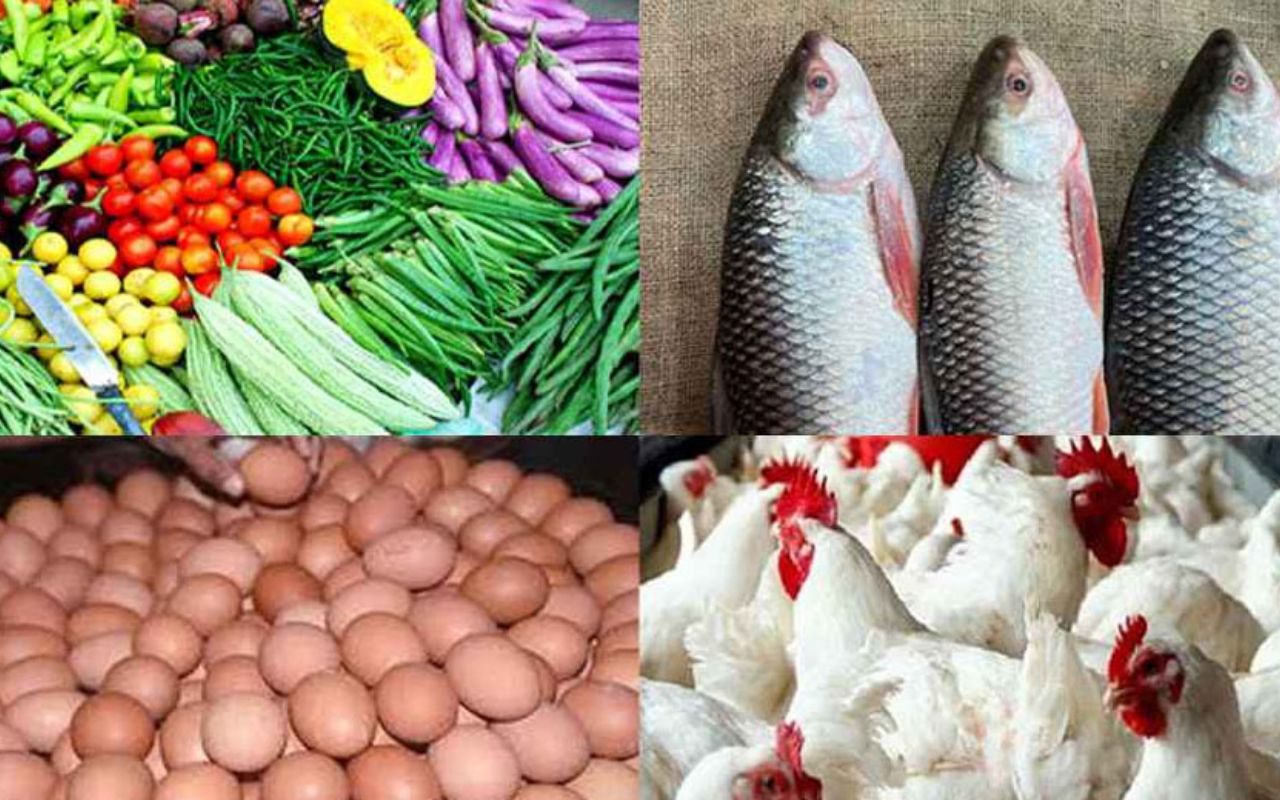 সবজির বাজারে আগুন, স্বস্তি শুধু ডিমে