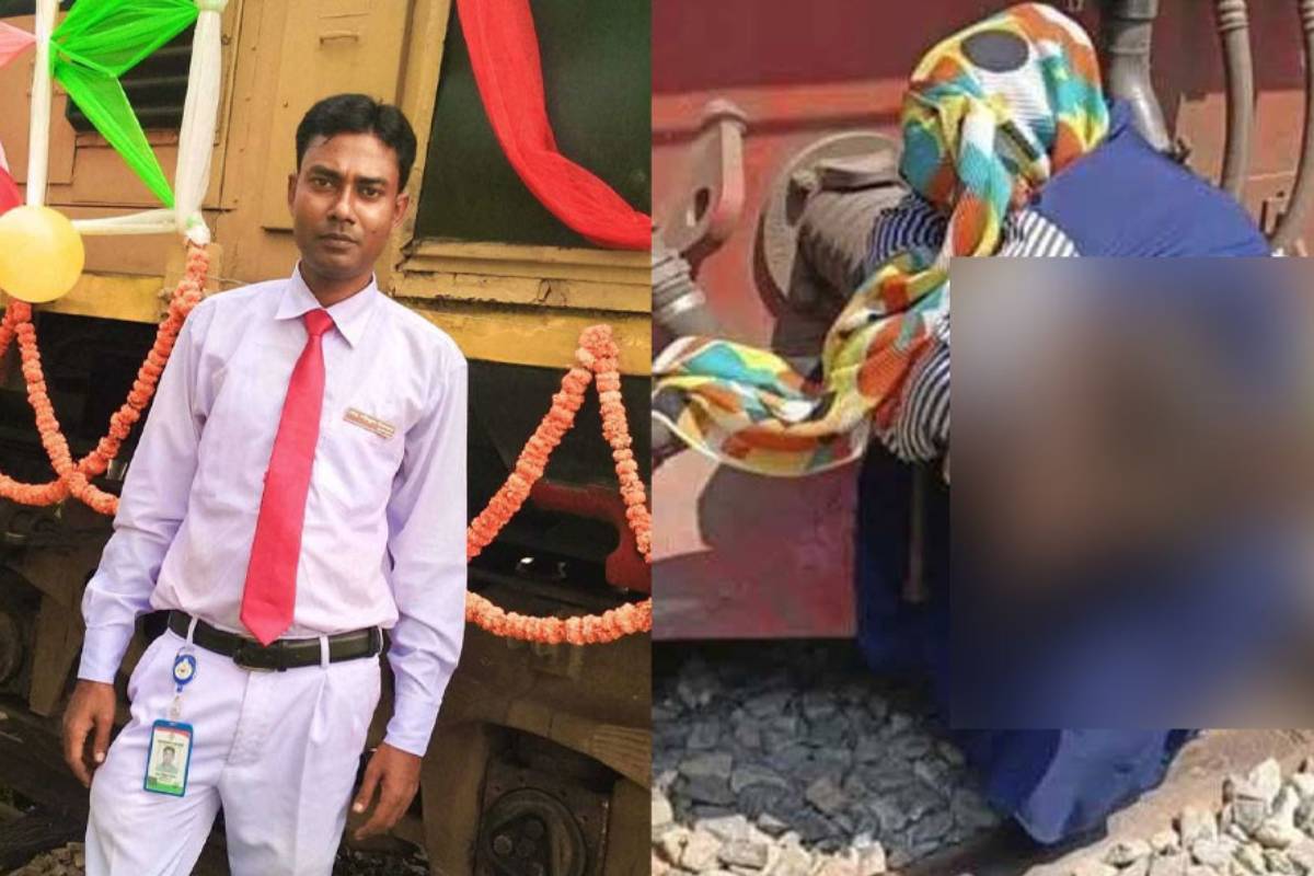 চলন্ত ট্রেনে ঝুলন্ত নারী, মিনিটে বাঁচালেন সাহসী চালক