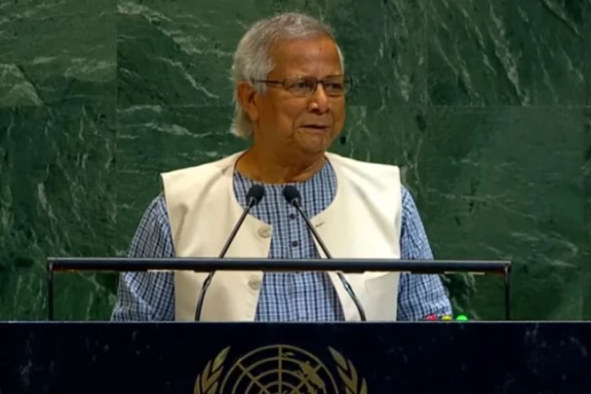 জাতিসংঘের ৮০তম অধিবেশনে ভাষণ দিচ্ছেন প্রধান উপদেষ্টা