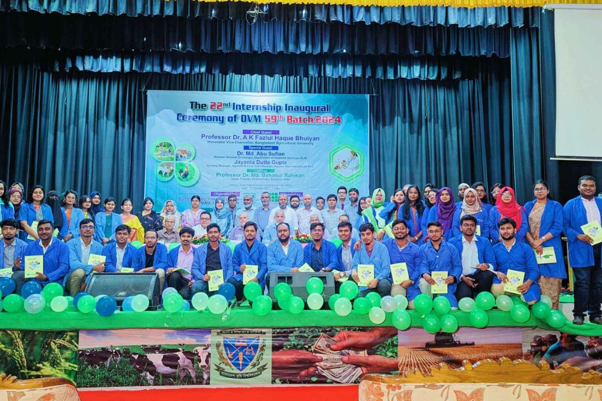 বিশ্বমঞ্চে যাত্রা শুরু করছে বাকৃবির ভেটেরিনারি ৫০ শিক্ষার্থী